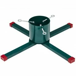 Northlight Green Metal Live Christmas Tree Stand - For Trees Up To 9ft Tall