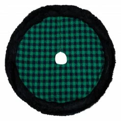 Northlight 48" Green And Black Plaid Christmas Tree Skirt -Wreaths & Garland shop northlight fo26653 2 67397.1611806911