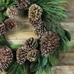 Northlight Pine Cones And Foliage Christmas Wreath - 28-Inch, Unlit -Wreaths & Garland shop northlight gb135611188001 3 06051.1599873092