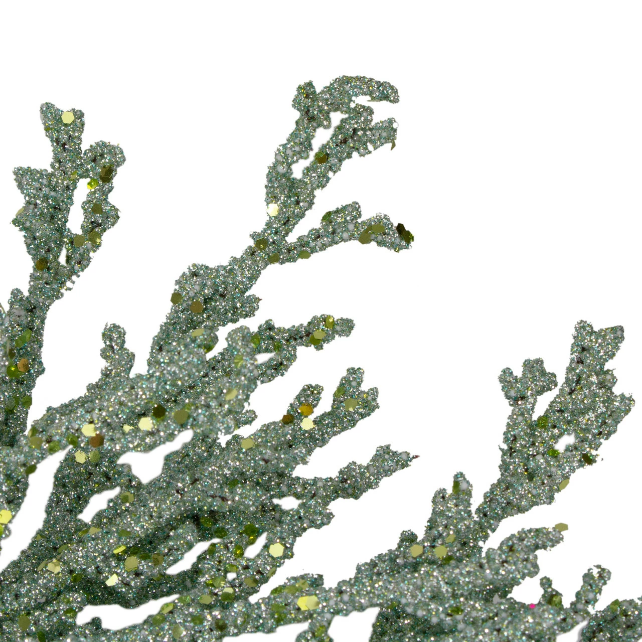 Northlight 20" Green Glittered Artificial Coral Christmas Wreath 3 Northlight 20" Green Glittered Artificial Coral Christmas Wreath - Image 3