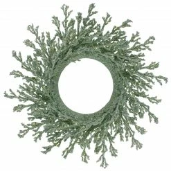 Northlight 20" Green Glittered Artificial Coral Christmas Wreath