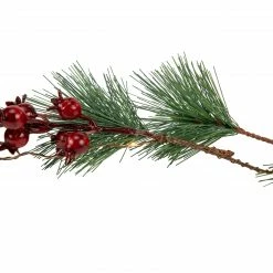 Northlight 6.5' Pre-Lit Pine And Berry Artificial Christmas Garland, Warm White LED Lights -Wreaths & Garland shop northlight hc94495 4 22977.1664638450