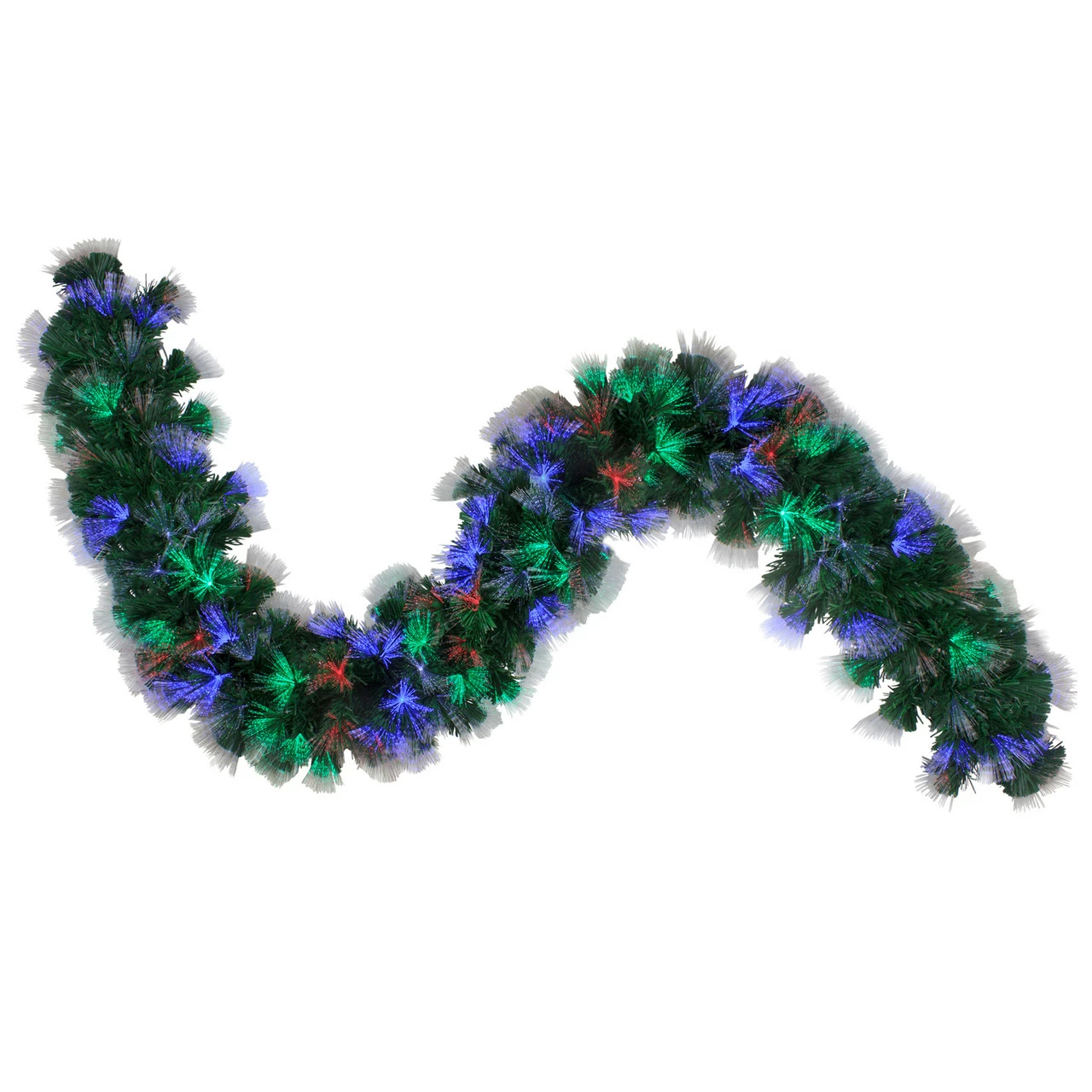 Northlight 9' Multi-Function Color Changing Fiber Optic Artificial Pine Christmas Garland 1 Northlight 9' Multi-Function Color Changing Fiber Optic Artificial Pine Christmas Garland
