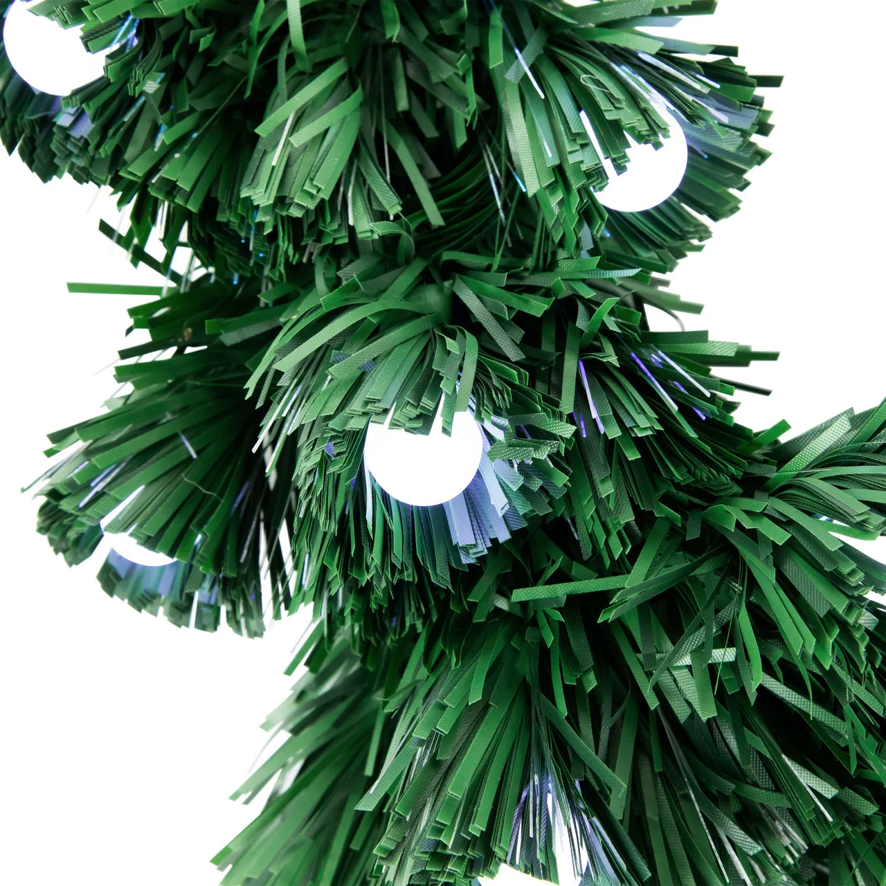 Northlight Pre-Lit Color Changing Fiber Optic Artificial Christmas Wreath With Balls, 12-Inch 2 Northlight Pre-Lit Color Changing Fiber Optic Artificial Christmas Wreath With Balls, 12-Inch - Image 2