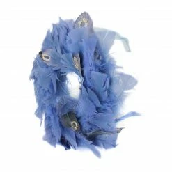 Northlight Feather Blue And Gray Artificial Christmas Wreath - 10-Inch, Unlit -Wreaths & Garland shop northlight ja37922 3 07925.1599873094