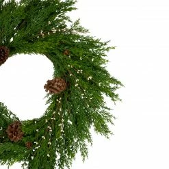 Northlight 32" Realistic Cedar With Pine Cones And White Berries Artificial Christmas Wreath - Unlit 5 Northlight 32" Realistic Cedar With Pine Cones And White Berries Artificial Christmas Wreath - Unlit -Wreaths & Garland shop northlight jy88058 1 52301.1601515689