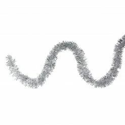 Northlight 50' X 2.25" Silver Tinsel Artificial Christmas Garland - Unlit