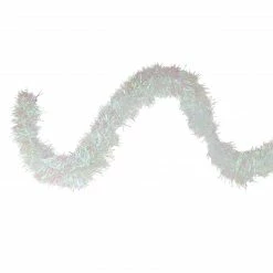 Northlight 50' X 4" White Iridescent Artificial Christmas Garland - Unlit