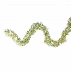 Northlight 12' Starburst Iridescent And Gold Artificial Christmas Tinsel Garland - Unlit