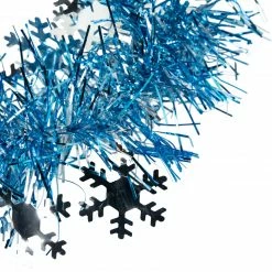 Northlight 12' X 3" Sky Blue And Silver Snowflakes Christmas Tinsel Garland - Unlit 8 Northlight 12' X 3" Sky Blue And Silver Snowflakes Christmas Tinsel Garland - Unlit -Wreaths & Garland shop northlight k15322 4update 33003.1665696780