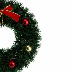 Northlight 17-Inch Green Tinsel Artificial Christmas Wreath With Bow - Unlit 6 Northlight 17-Inch Green Tinsel Artificial Christmas Wreath With Bow - Unlit -Wreaths & Garland shop northlight k90904 2 40468.1665346762