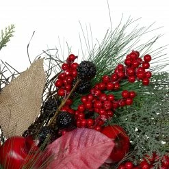 Northlight Autumn Harvest Pine, Berry And Pomegranate Wreath, 24 Inch, Unlit -Wreaths & Garland shop northlight kji20x6888 3 updated 72717.1663689461