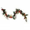 Northlight 6' X 10" Red Mixed Berry And Pine Artificial Garland - Unlit
