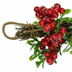 Northlight 6' Glittered Artificial Boxwood, Pine Cone And Red Berry Christmas Garland- Unlit -Wreaths & Garland shop northlight kjir5093gl 2 84774.1648863688