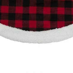 Northlight 48" Black And Red Buttoned Buffalo Plaid Christmas Tree Skirt -Wreaths & Garland shop northlight l27899 1 34153.1588357471