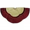 Northlight 60" Red And Gold Scalloped Sequined Christmas Tree Skirt