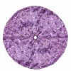 Northlight 20" Purple Sequin Snowflake Mini Christmas Tree Skirt