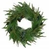Northlight Long Needle Pine And Mixed Foliage Artificial Christmas Wreath, 25-Inch, Unlit