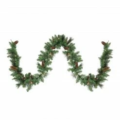 Northlight 9' X 10" Pre-Lit Yorkville Pine Artificial Christmas Garland - Clear Lights