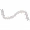 Northlight 9' X 10" Pre-lit White Iridescent Mixed Pine Artificial Christmas Garland - Clear Lights