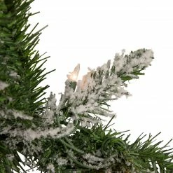 Northlight 9' X 10" Pre-lit Snow Mountain Pine Artificial Christmas Garland - Clear Lights -Wreaths & Garland shop northlight m88664 2 14140.1661972784