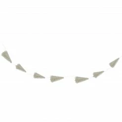 Northlight 6.5' LED Lighted White Mini Sisal Tree Christmas Garland - Warm White Lights -Wreaths & Garland shop northlight my88433 sample 56259.1606358256