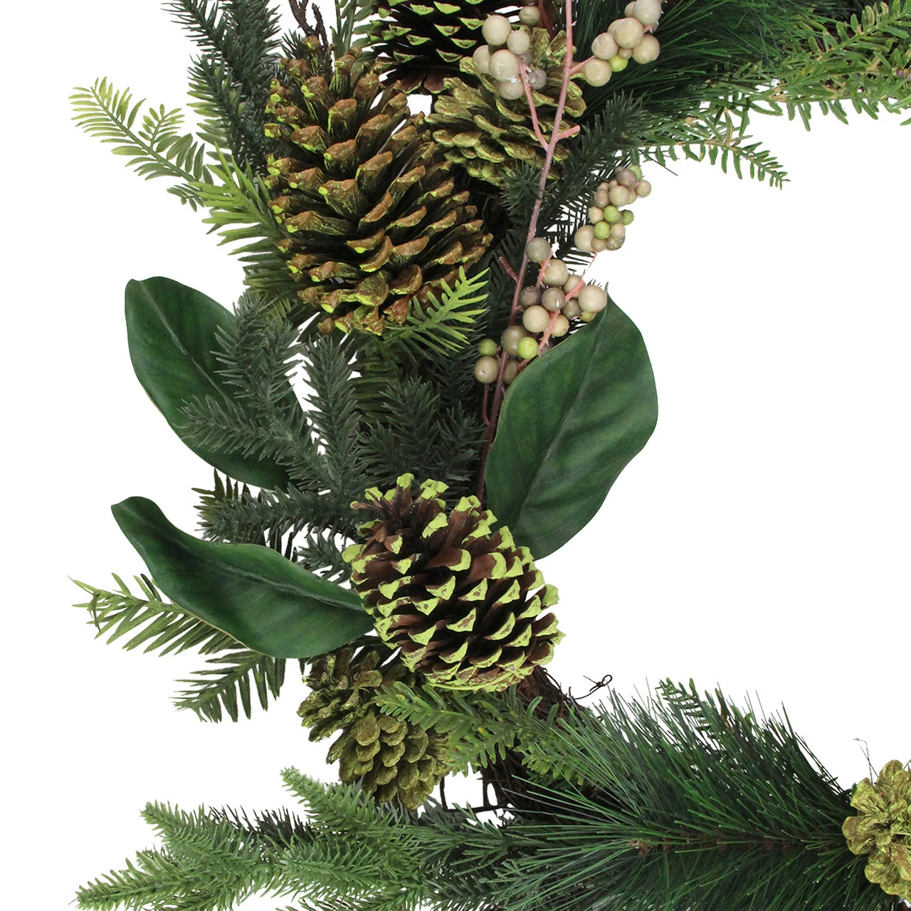 Northlight Berries And Pine Cone Artificial Christmas Wreath - 24-Inch, Unlit 3 Northlight Berries And Pine Cone Artificial Christmas Wreath - 24-Inch, Unlit - Image 3