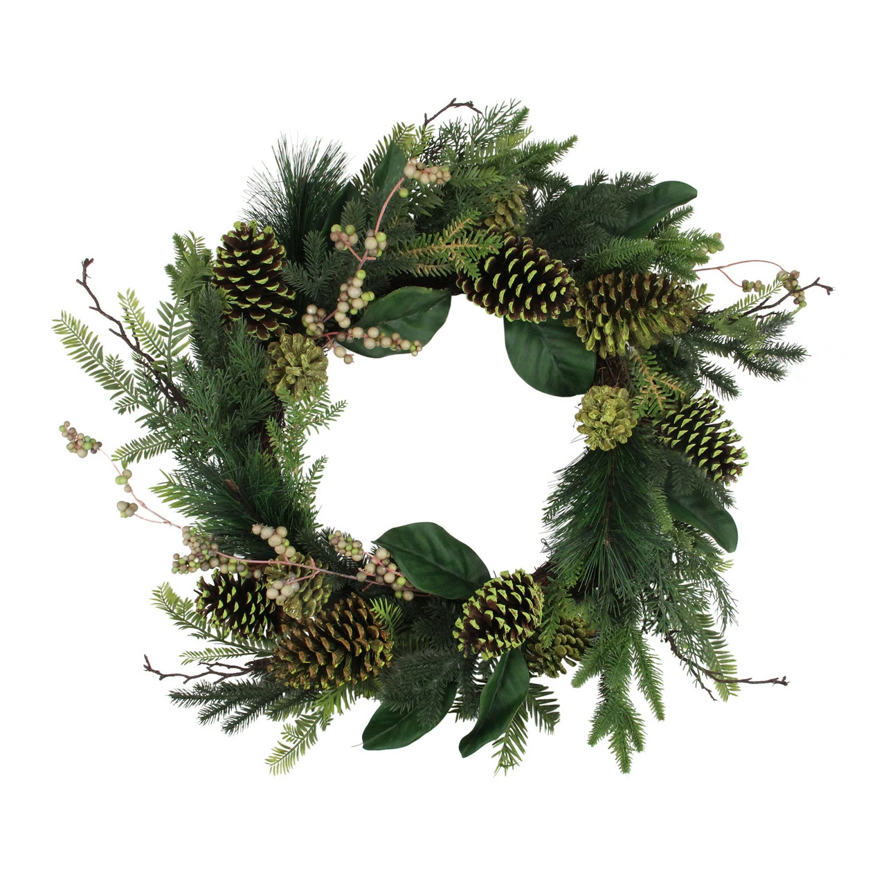 Northlight Berries And Pine Cone Artificial Christmas Wreath - 24-Inch, Unlit 1 Northlight Berries And Pine Cone Artificial Christmas Wreath - 24-Inch, Unlit