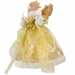 Northlight 12" Lighted Gold Angel With Wings Christmas Tree Topper - Clear Lights 7 Northlight 12" Lighted Gold Angel With Wings Christmas Tree Topper - Clear Lights -Wreaths & Garland shop northlight ri92240 3 58854.1636546323