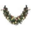 Northlight 6' X 1" Foliage Pinecones And Berries Artificial Christmas Garland - Unlit