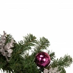 Northlight 6' X 9" Foliage, Poinsettia And Ornament Artificial Christmas Garland, Unlit -Wreaths & Garland shop northlight s84818 2 updated 92480.1661972622
