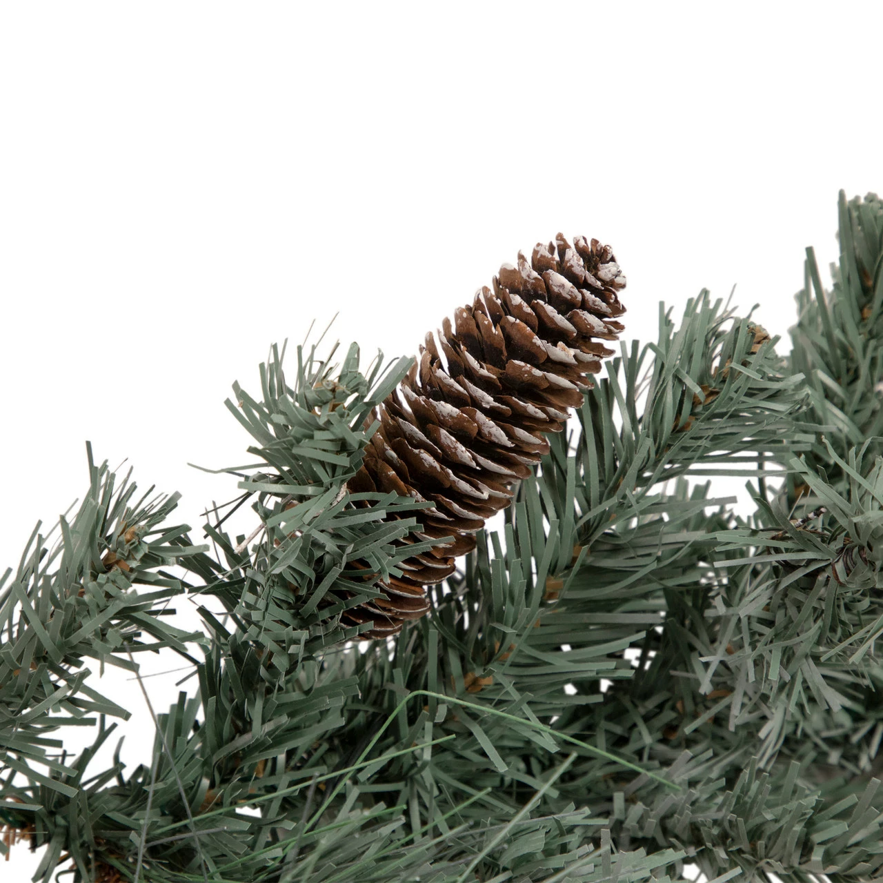 Northlight 6' X 12" Pre-Lit Decorated Pine Artificial Christmas Garland, Warm White LED Lights 3 Northlight 6' X 12" Pre-Lit Decorated Pine Artificial Christmas Garland, Warm White LED Lights - Image 3