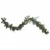 Northlight 6' X 12" Pre-Lit Decorated Pine Artificial Christmas Garland, Warm White LED Lights
