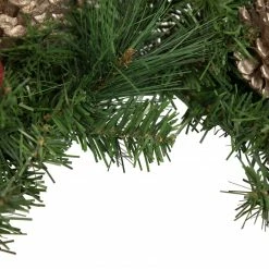 Northlight Decorated Red Poinsettia And Rose Artificial Christmas Wreath, 24-inch, Unlit -Wreaths & Garland shop northlight s92644 3 updated 99589.1660326790