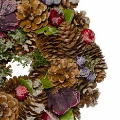 Northlight Iced Pine Cones With Berries Artificial Christmas Wreath, 10-Inch, Unlit 5 Northlight Iced Pine Cones With Berries Artificial Christmas Wreath, 10-Inch, Unlit -Wreaths & Garland shop northlight sh36228 2 35608.1663687958