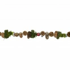Northlight 5' X 5.25" Apples And Pine Cone Artificial Christmas Garland - Unlit -Wreaths & Garland shop northlight sh36234 2 35163.1588344892