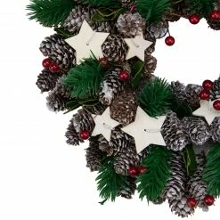 Northlight Pine Cone And Berries With Stars Artificial Christmas Wreath, 10-Inch, Unlit 5 Northlight Pine Cone And Berries With Stars Artificial Christmas Wreath, 10-Inch, Unlit -Wreaths & Garland shop northlight sh86366 1 79072.1665610744