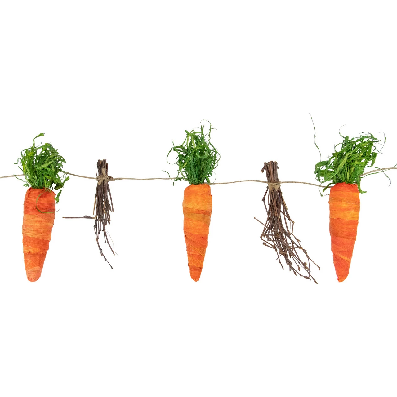 Northlight 3.25' Orange Carrot And Twig Artificial Hanging Springtime Easter Party Garland 3 Northlight 3.25' Orange Carrot And Twig Artificial Hanging Springtime Easter Party Garland - Image 3