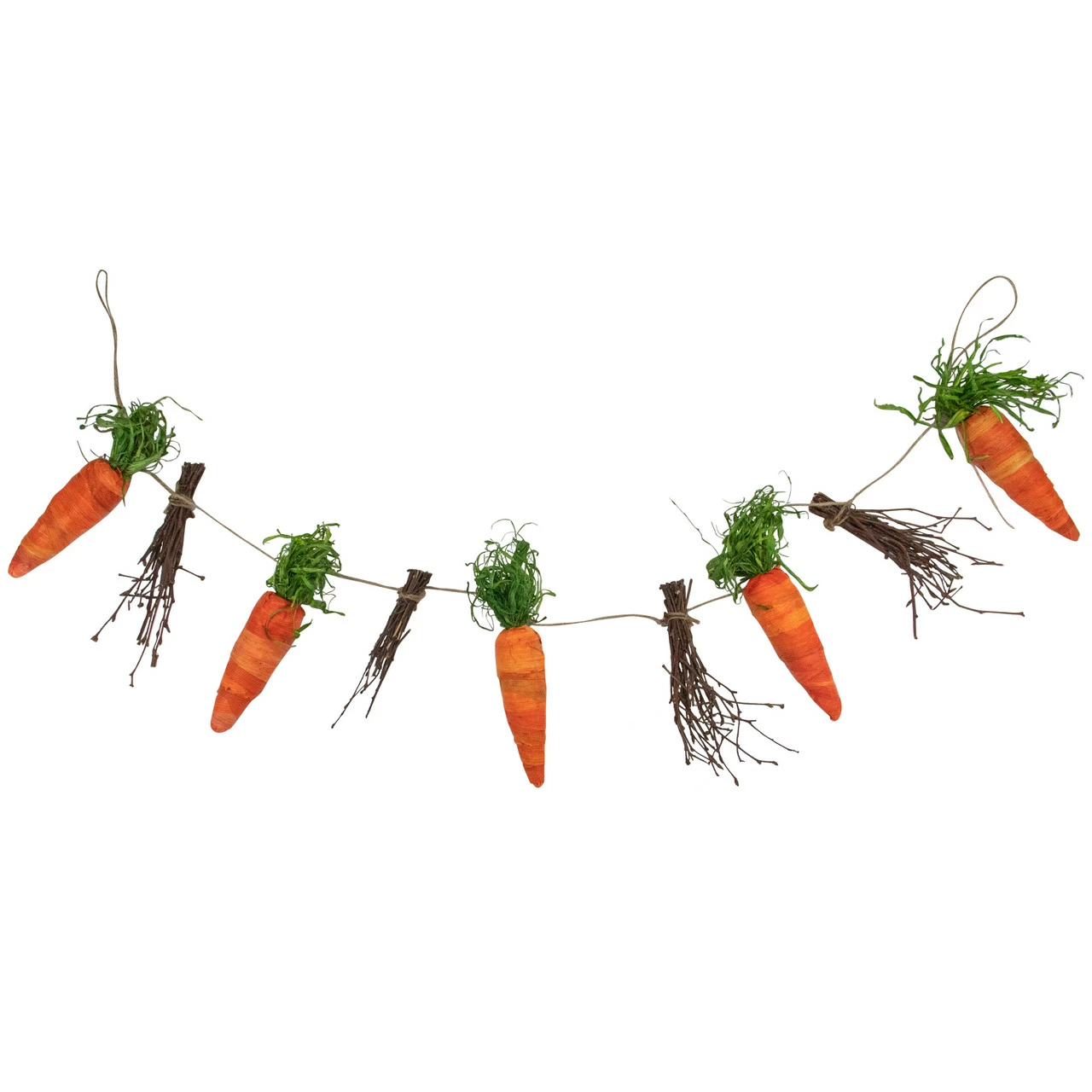 Northlight 3.25' Orange Carrot And Twig Artificial Hanging Springtime Easter Party Garland 4 Northlight 3.25' Orange Carrot And Twig Artificial Hanging Springtime Easter Party Garland - Image 4