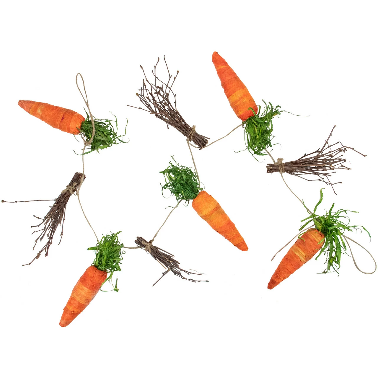 Northlight 3.25' Orange Carrot And Twig Artificial Hanging Springtime Easter Party Garland 5 Northlight 3.25' Orange Carrot And Twig Artificial Hanging Springtime Easter Party Garland - Image 5