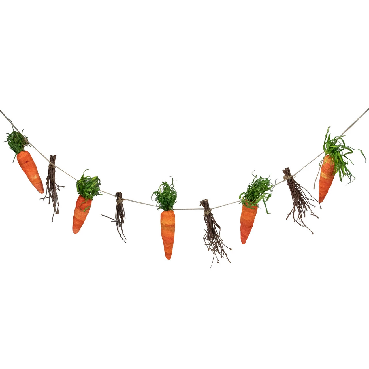 Northlight 3.25' Orange Carrot And Twig Artificial Hanging Springtime Easter Party Garland 1 Northlight 3.25' Orange Carrot And Twig Artificial Hanging Springtime Easter Party Garland
