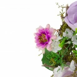 Northlight Mini Rose And Foliage Spring Wreath, Pink And Purple 8" -Wreaths & Garland shop northlight sh91612 04 95157.1620236563