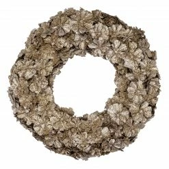 Northlight Gold Glitter Pine Cone Artificial Christmas Wreath, 12-Inch