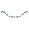 Northlight 6' Silver And Seafoam Green 3-Finish Shatterproof Ball Christmas Garland