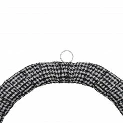 Northlight Black And White Houndstooth And Berry Artificial Christmas Wreath - 24-Inch, Unlit -Wreaths & Garland shop northlight sm91202 2 63847.1602681772