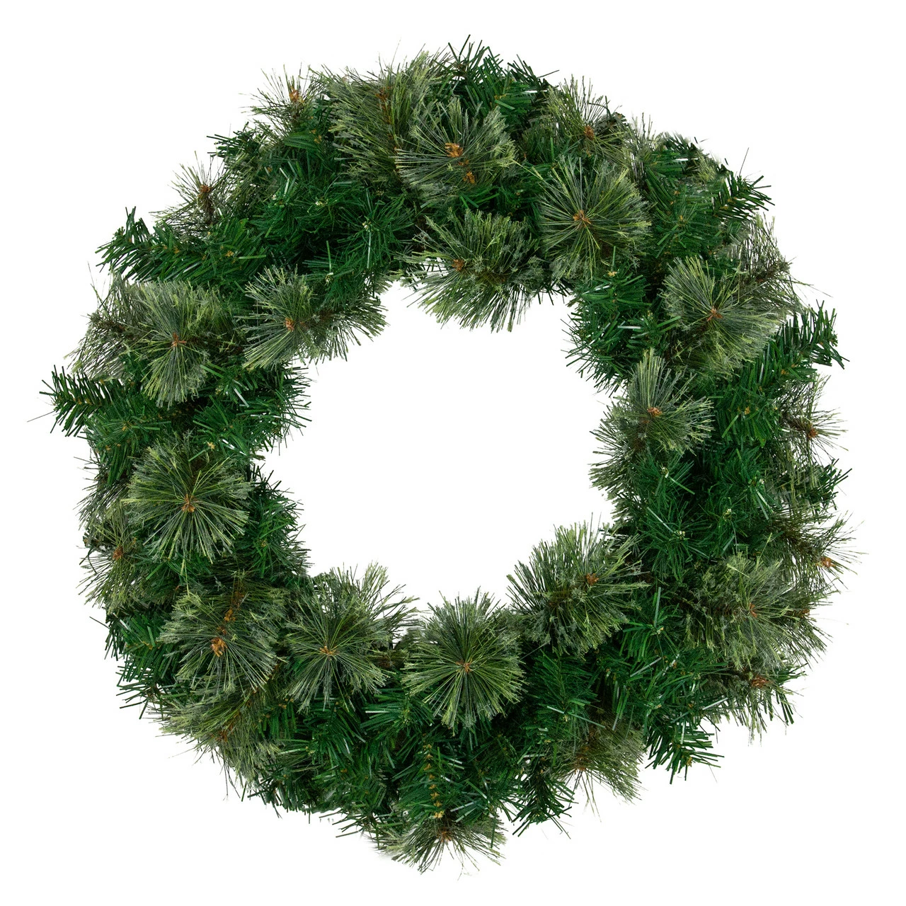 Northlight Oregon Cashmere Pine Artificial Christmas Wreath, 24-Inch, Unlit 1 Northlight Oregon Cashmere Pine Artificial Christmas Wreath, 24-Inch, Unlit