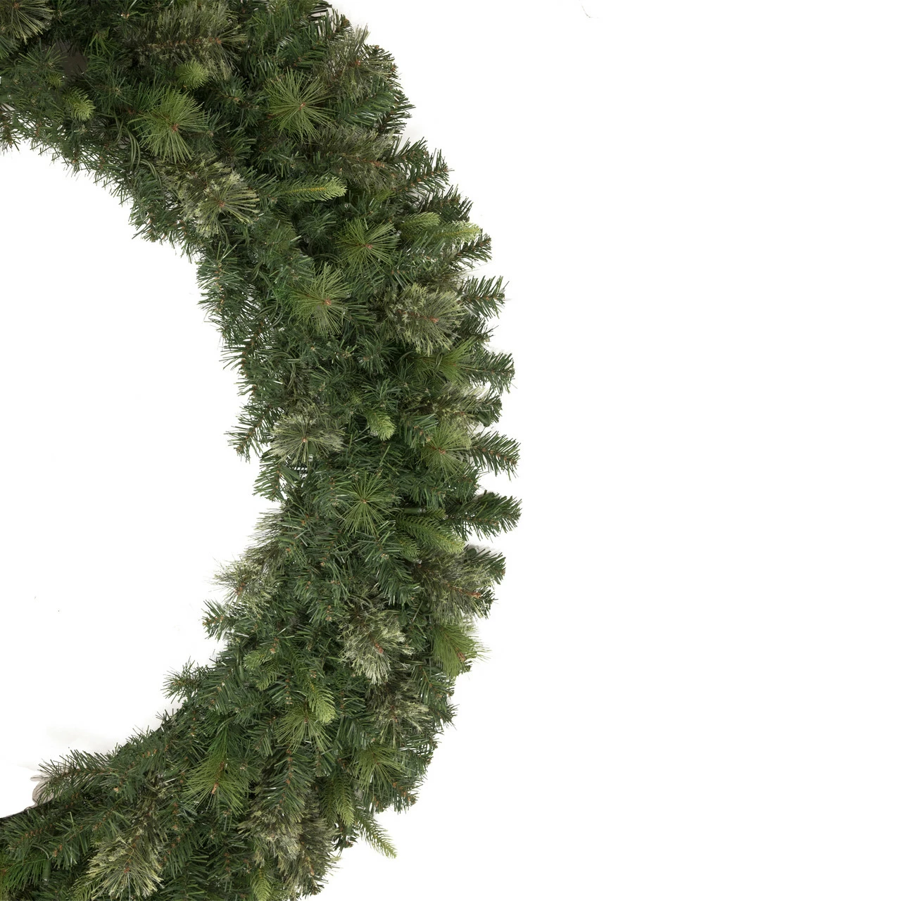 Northlight Kingston Cashmere Pine Commercial Size Artificial Christmas Wreath, 60-Inch, Unlit 2 Northlight Kingston Cashmere Pine Commercial Size Artificial Christmas Wreath, 60-Inch, Unlit - Image 2