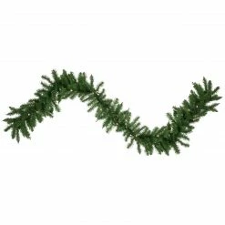 Northlight 9' X 12" Pre-Lit Winona Fir Artificial Christmas Garland, Warm White LED Lights