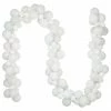 Northlight 6' White 3-Finish Shatterproof Ball Christmas Garland