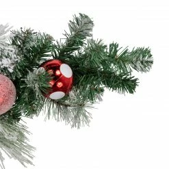 Northlight 6' Flocked Pine Artificial Christmas Garland With Candy Ornaments And Pinecones -Wreaths & Garland shop northlight sm94105 2 37747.1665173691